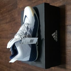 New Adidas Pro Boost White/Navy Men's 8.5